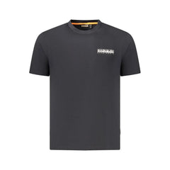 Napapijri Black Cotton Men T-Shirt - T-Shirts
