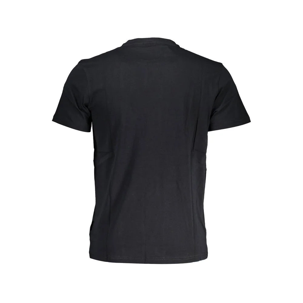 Napapijri Black Cotton Men T-Shirt - T-Shirts