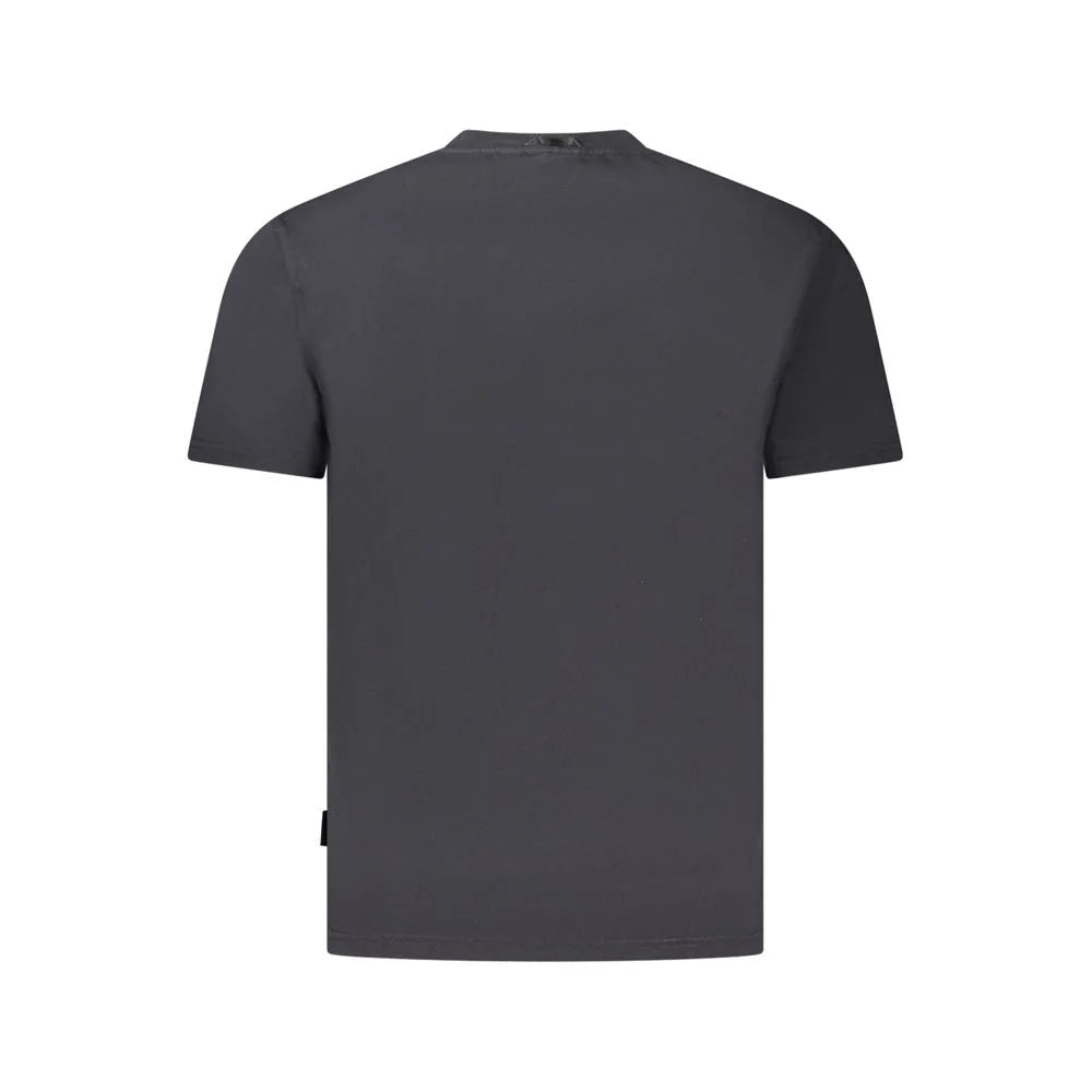 Napapijri Black Cotton Men T-Shirt - T-Shirts