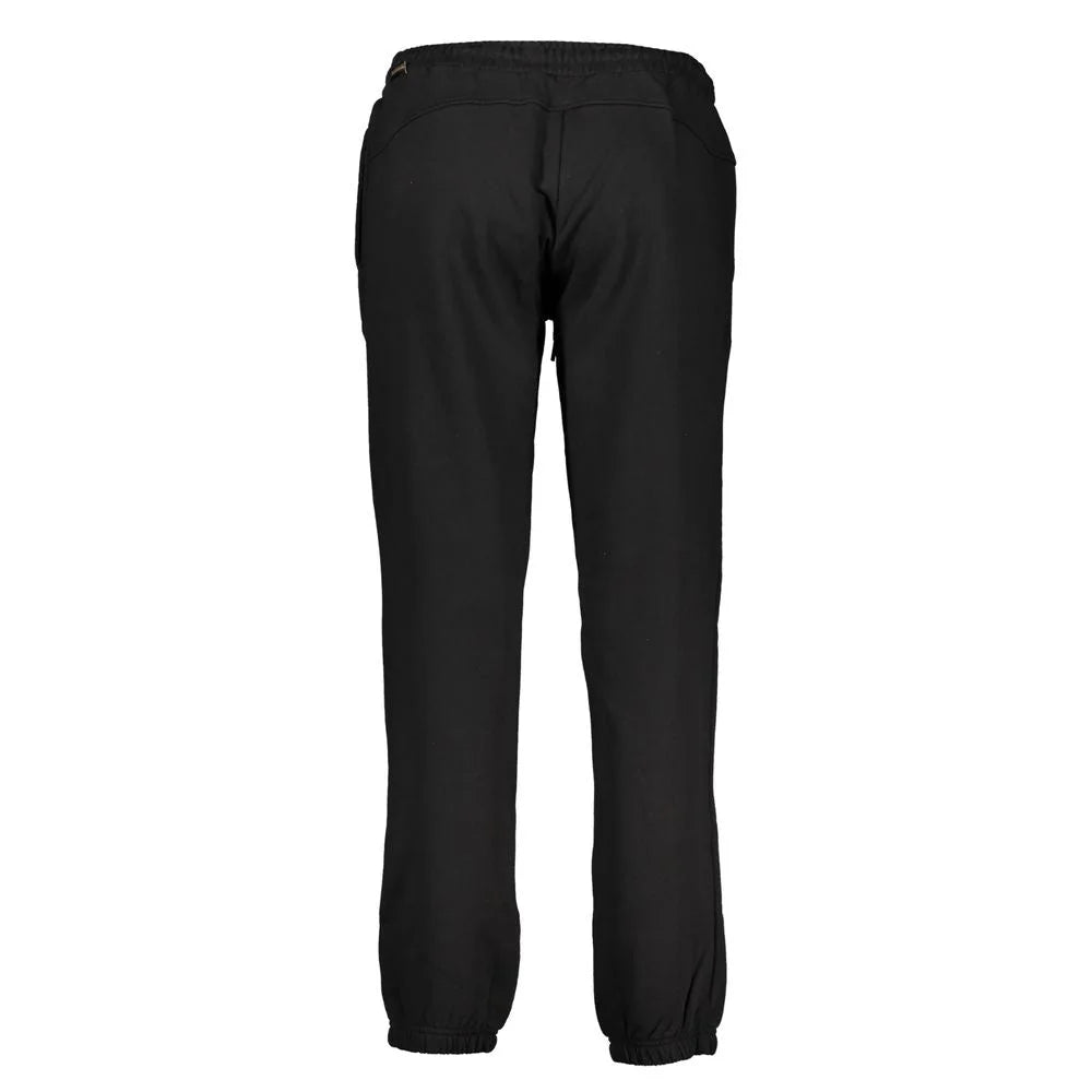 Napapijri Black Cotton Pant - Joggers