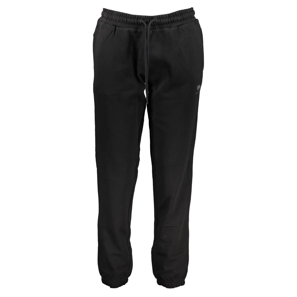 Napapijri Black Cotton Pant - Joggers