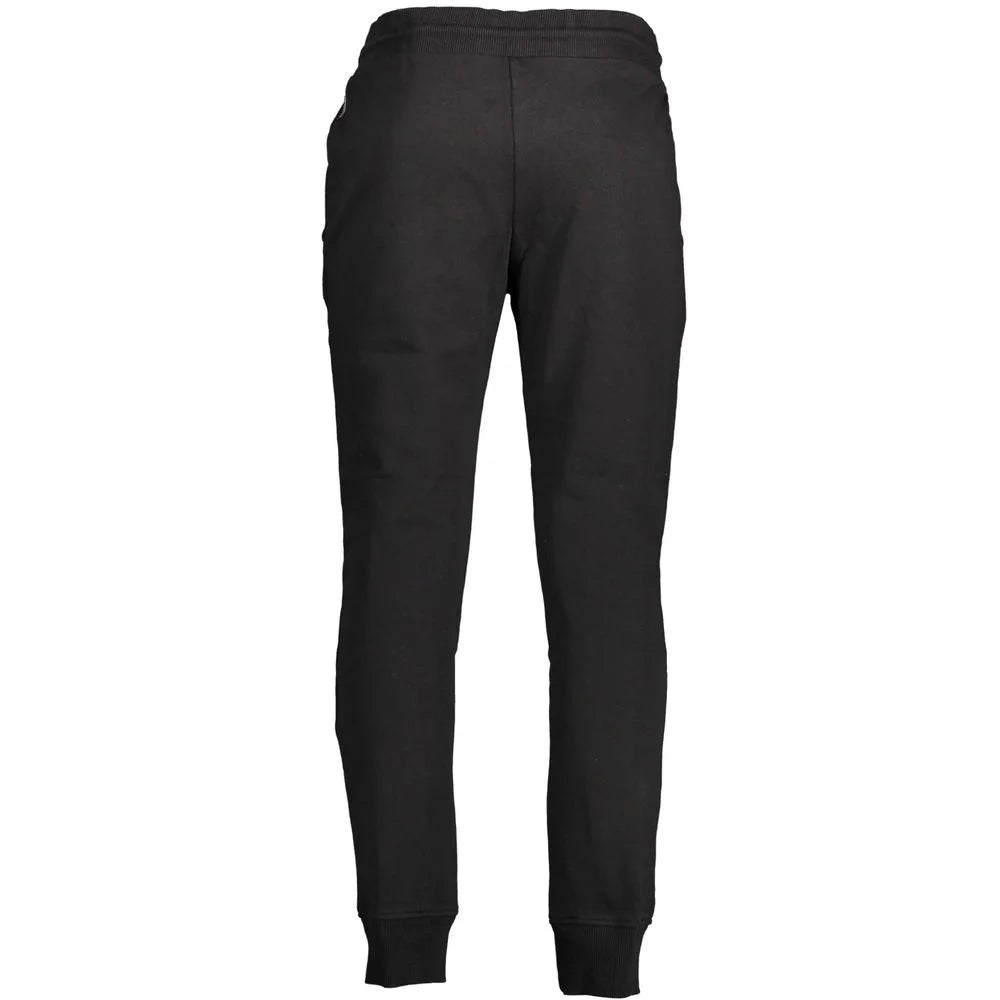 Napapijri Black Cotton Pant - Joggers