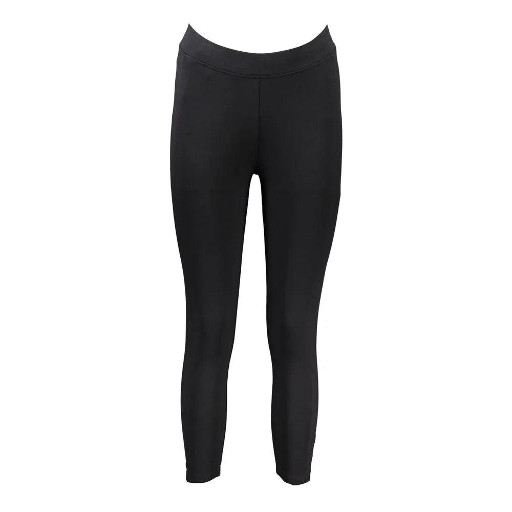 Napapijri Black Cotton Pant - Leggings