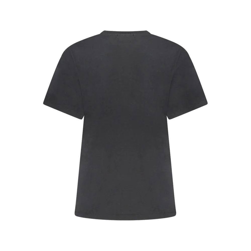 Napapijri Black Cotton T-Shirt