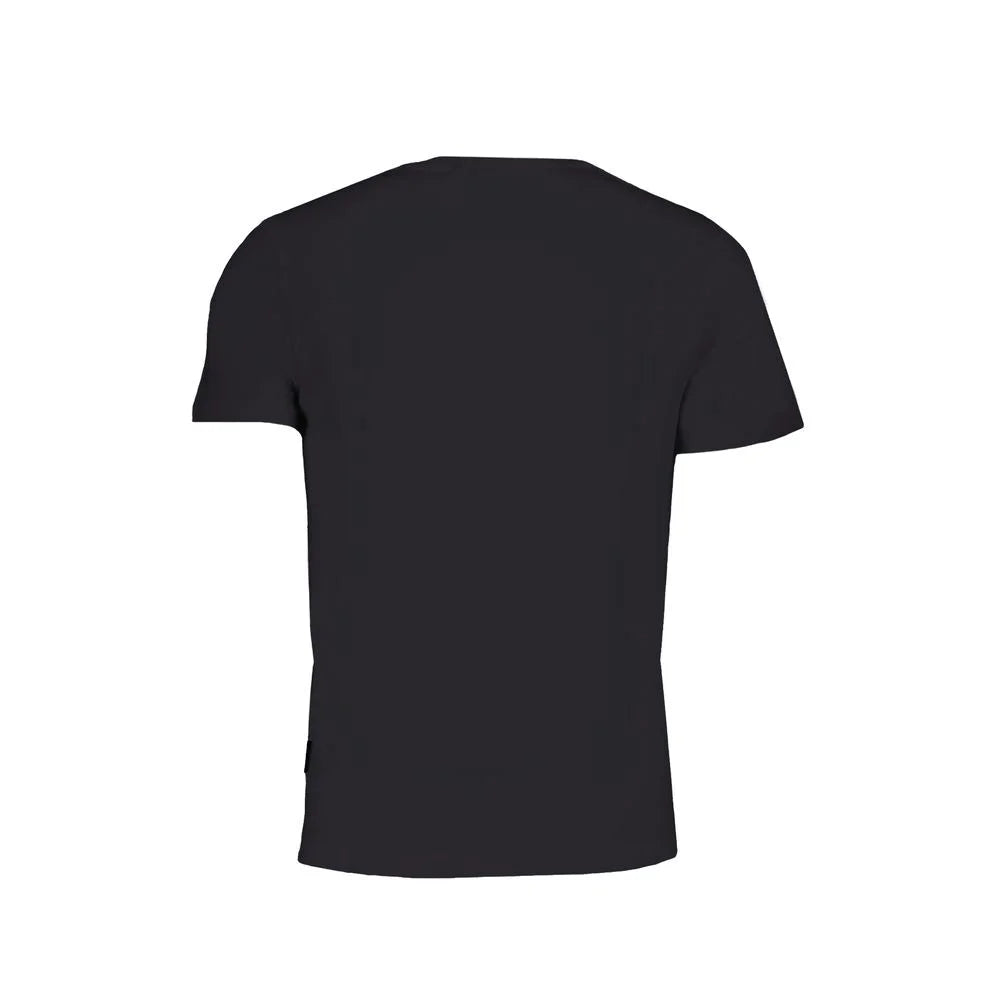 Napapijri Black Cotton T-Shirt - L - T-Shirts