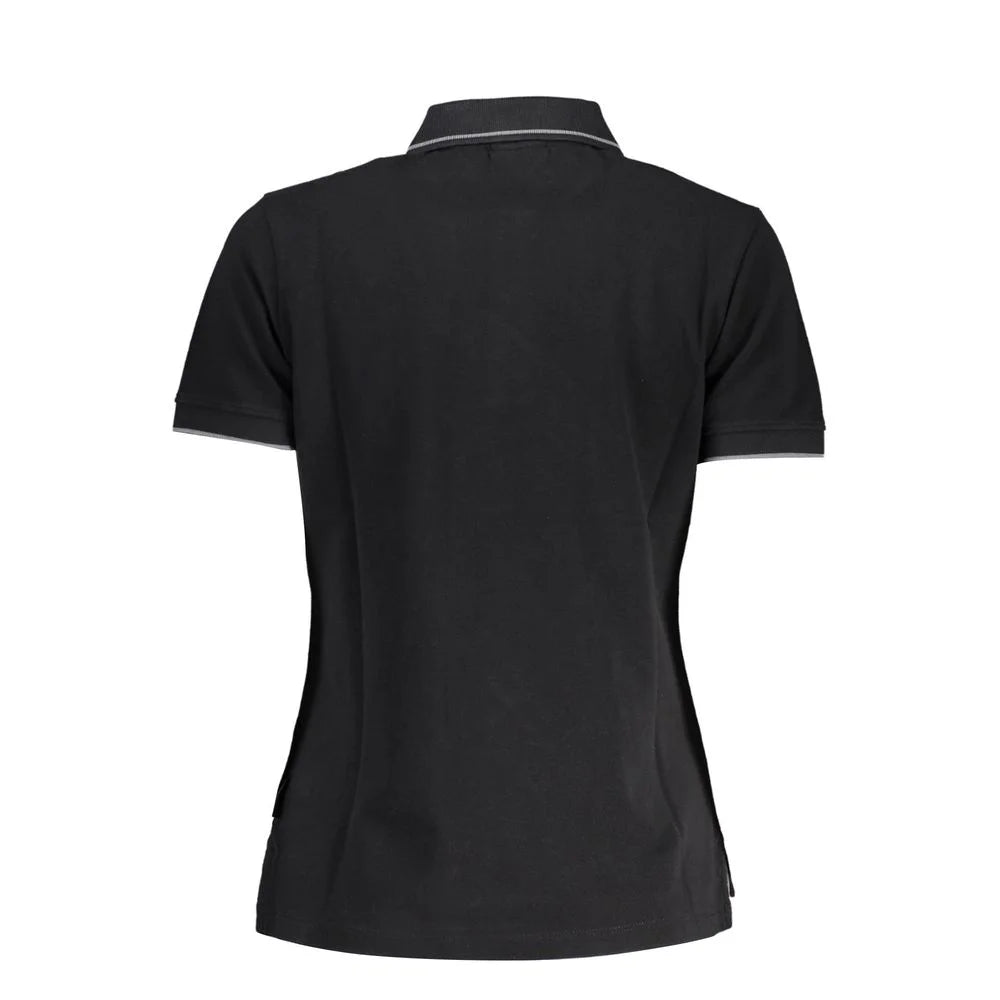 Napapijri Black Cotton Women Polo Shirt - Polos