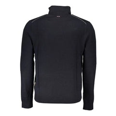 Napapijri Black Fabric Sweater - Sweaters