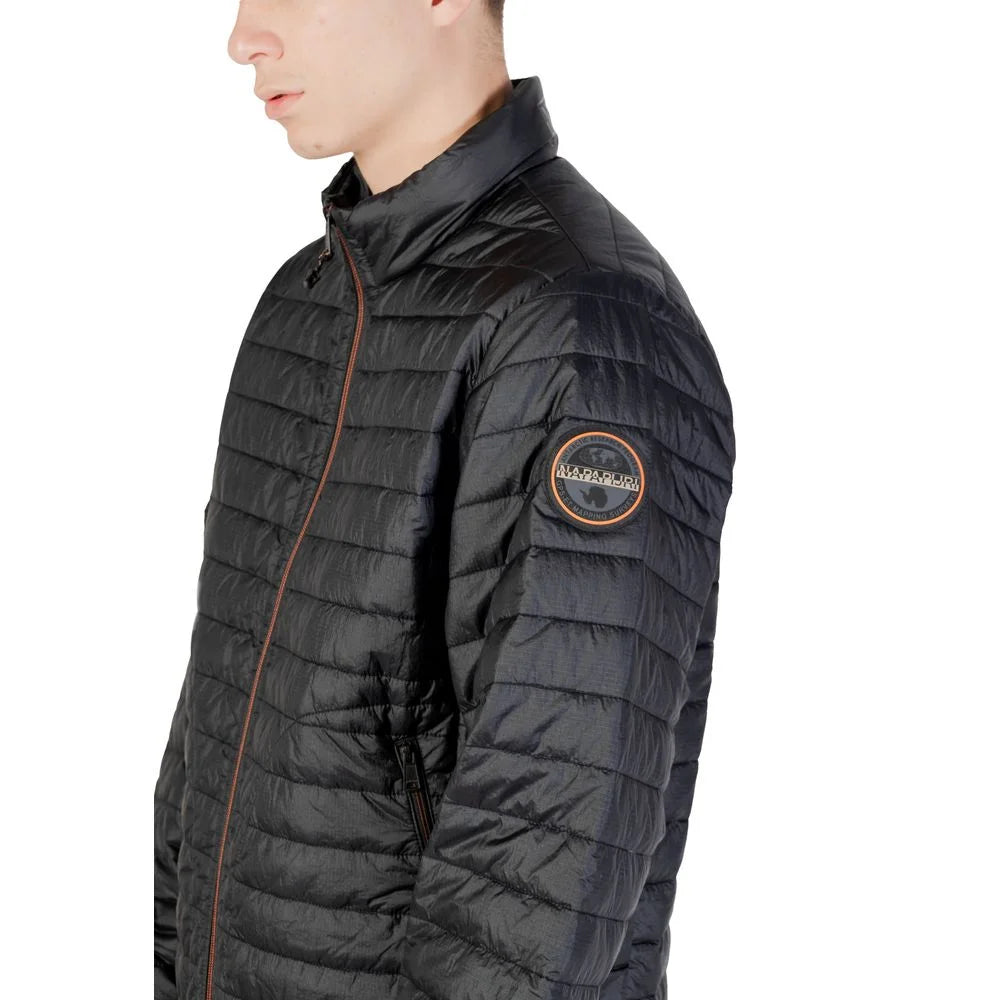 Napapijri Black Polyamide Jackets & Coat - Puffer Jackets