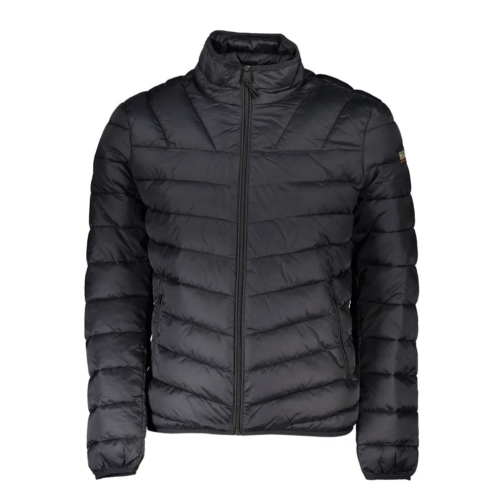 Napapijri Black Polyamide Men Jacket - XXL - Puffer Jackets