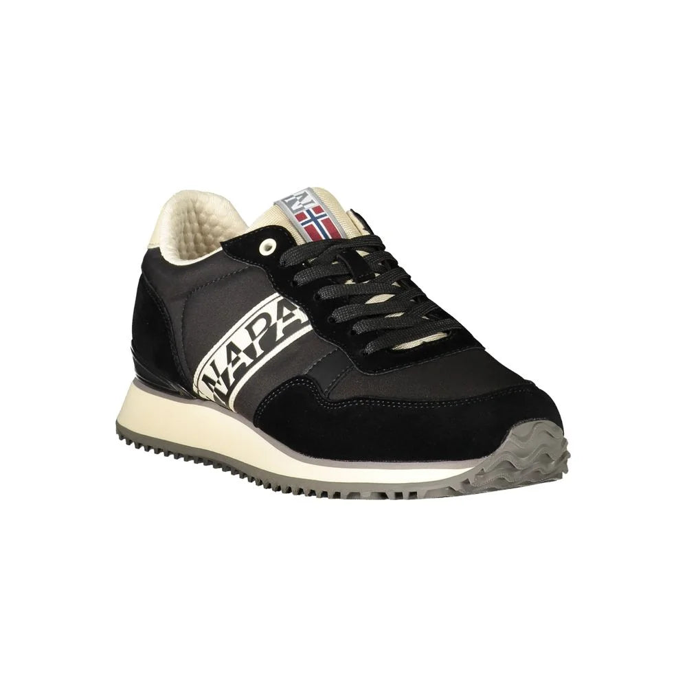 Napapijri Black Polyester Sneaker - EU42/US9 - Sneakers