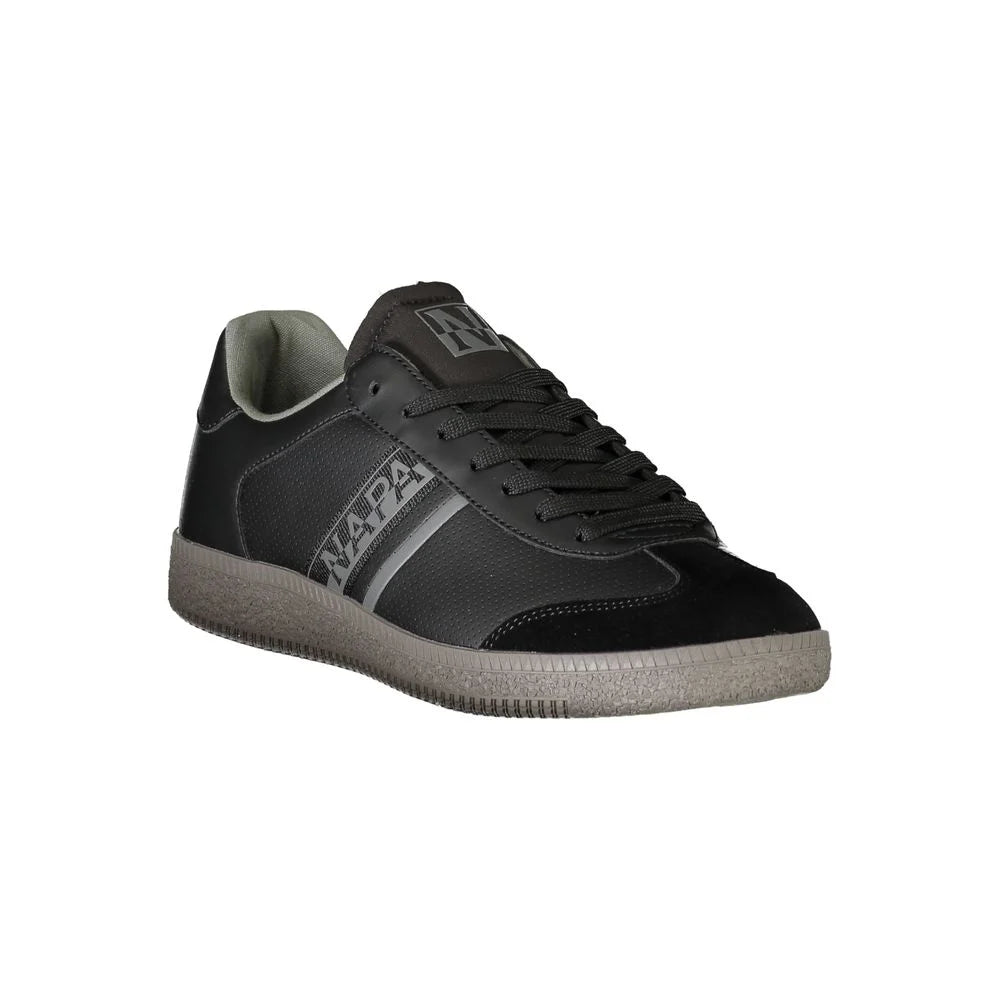 Napapijri Black Polyester Sneaker - Sneakers