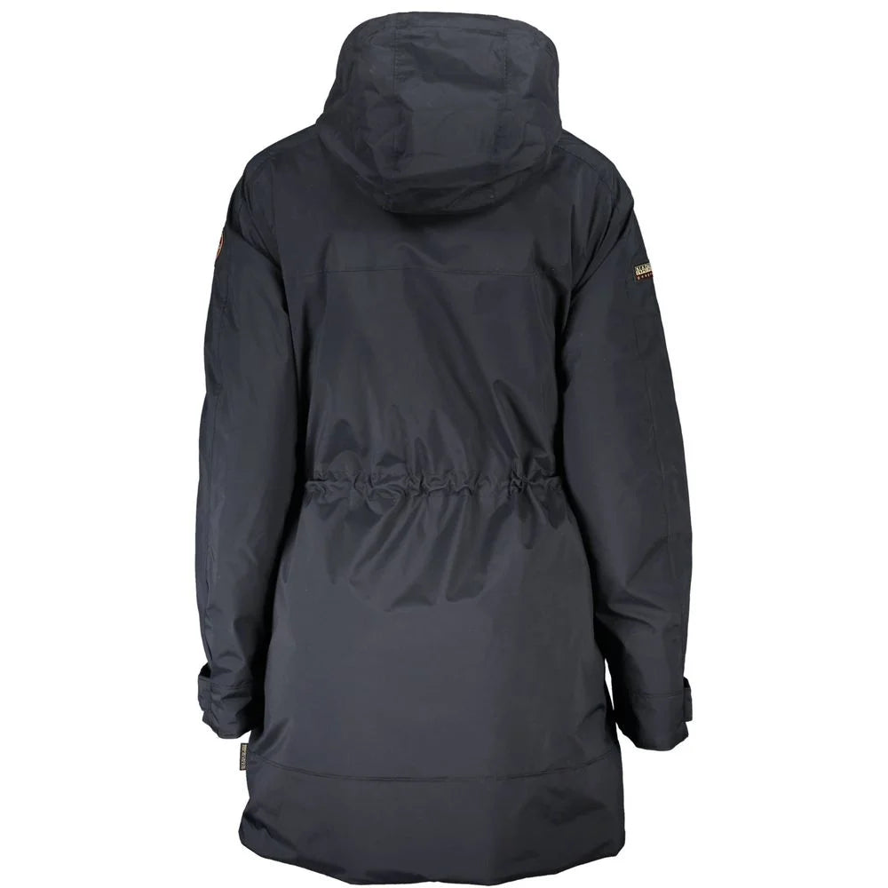 Napapijri Black Polyester Women Jacket - M - Parkas