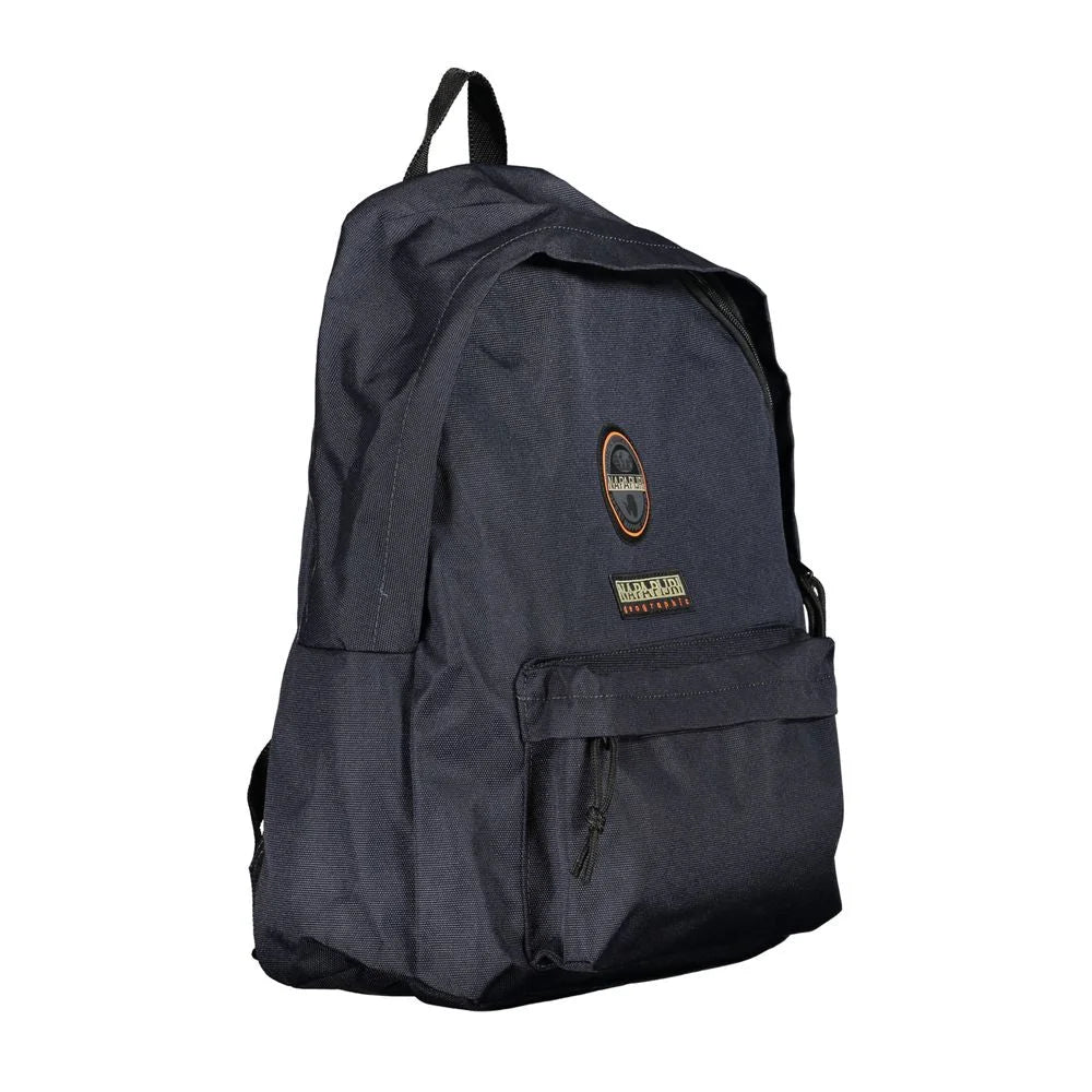 Napapijri Blue Cotton Men Backpack - Backpacks