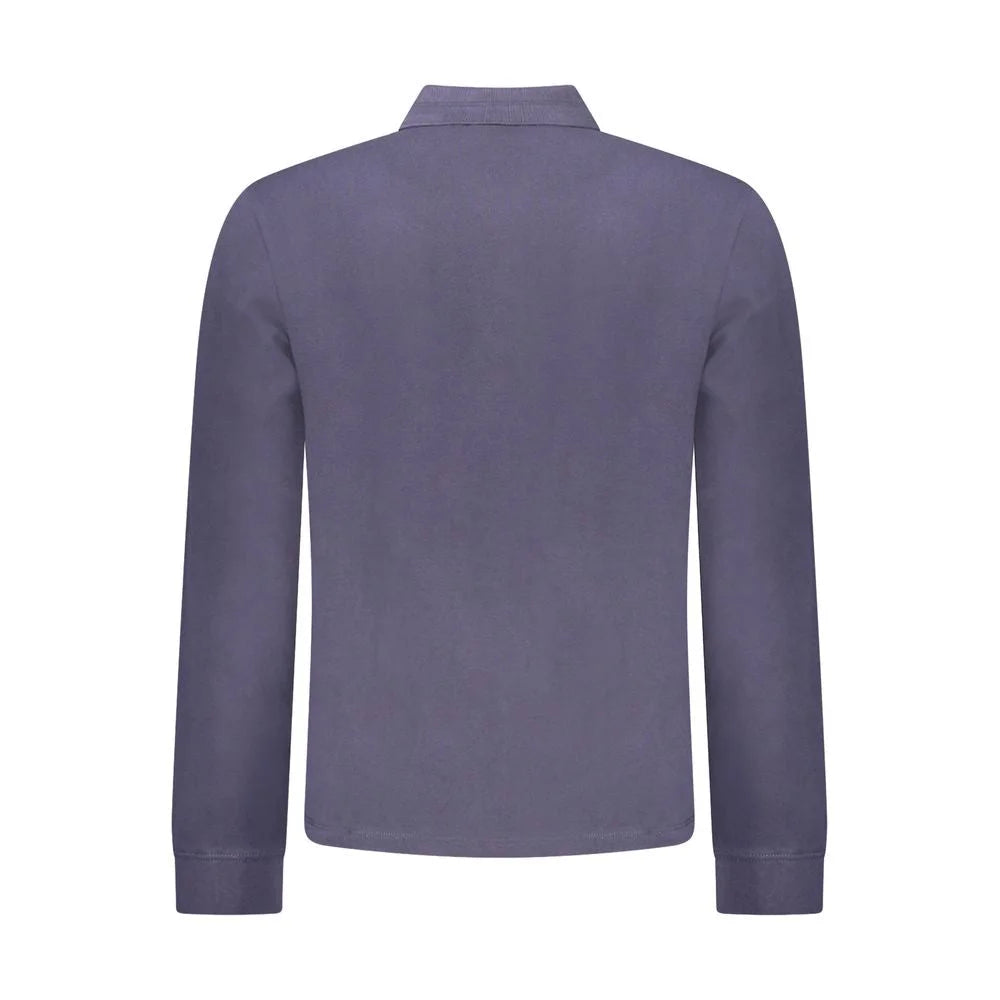 Napapijri Blue Cotton Men Polo Shirt - Polos