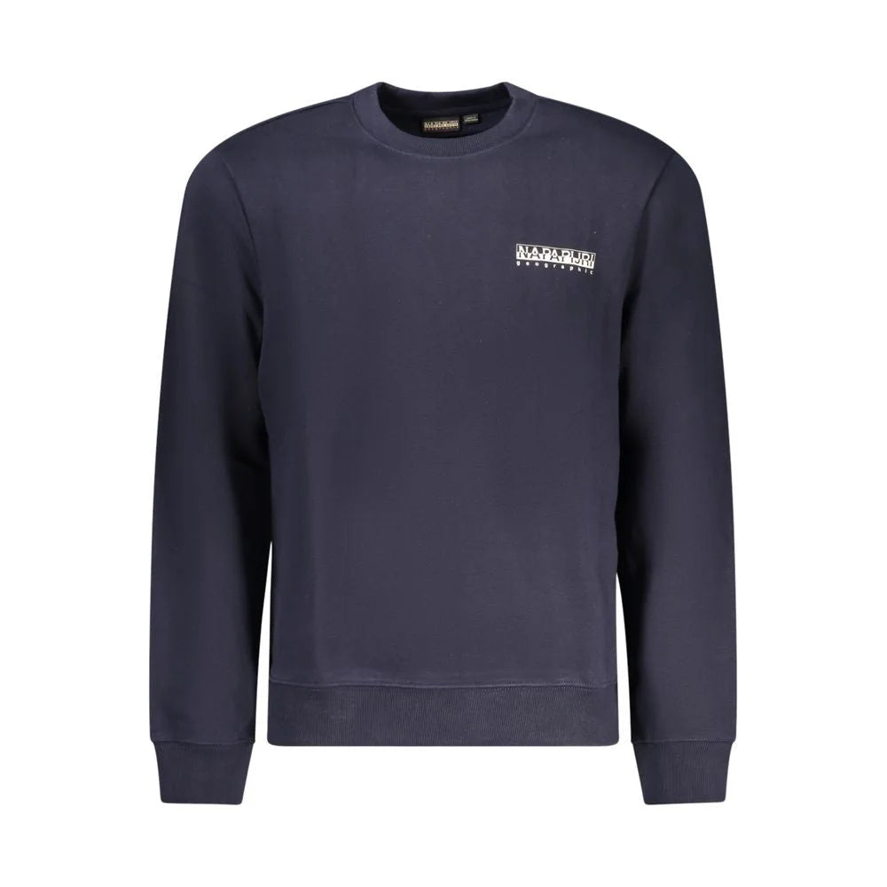Napapijri Blue Cotton Men Sweater