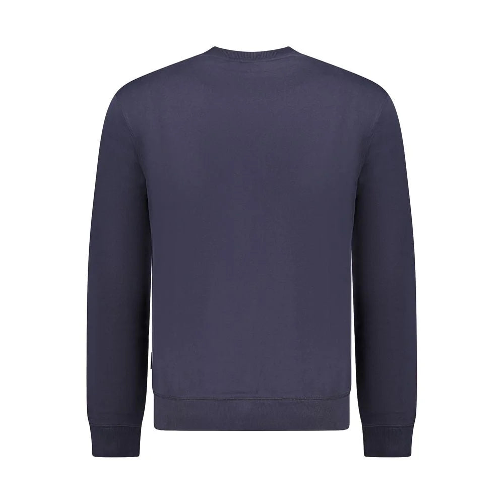 Napapijri Blue Cotton Men Sweater