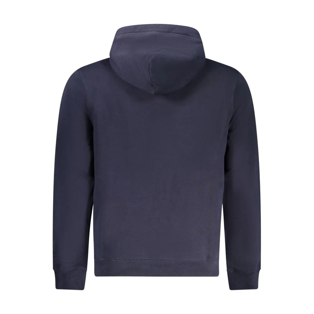 Napapijri Blue Cotton Men Sweater - Hoodies