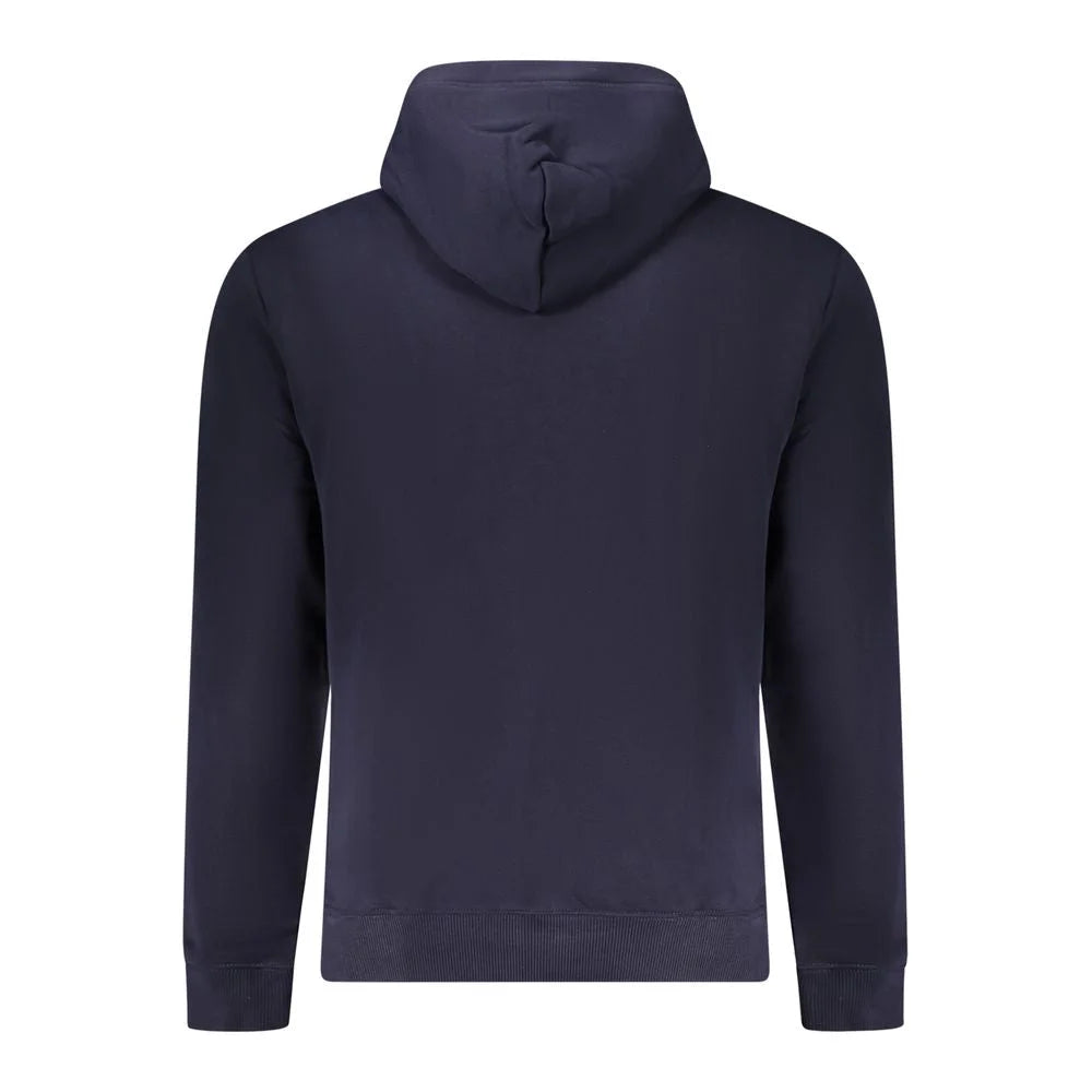 Napapijri Blue Cotton Men Sweater - Hoodies