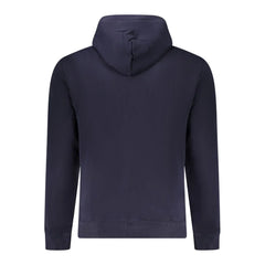 Napapijri Blue Cotton Men Sweater - Hoodies