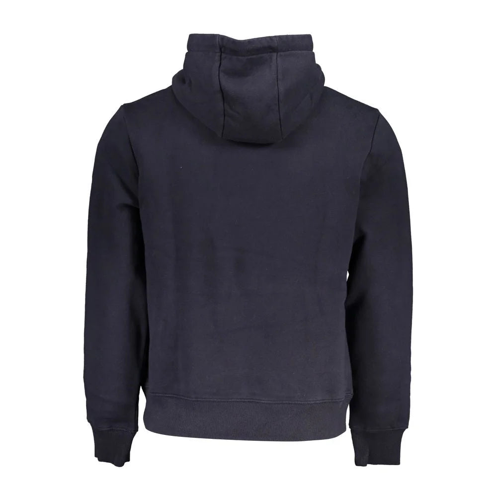 Napapijri Blue Cotton Men Sweater - Hoodies