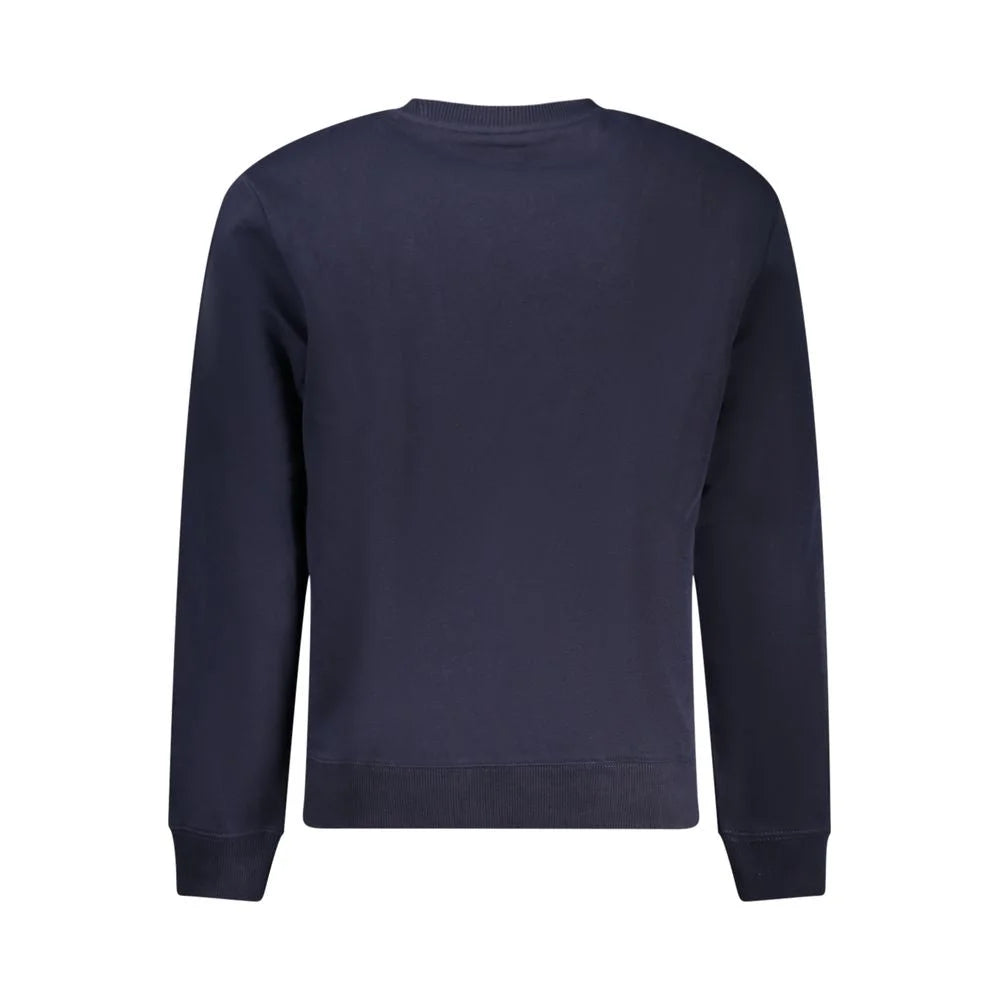 Napapijri Blue Cotton Men Sweater - Sweatshirts