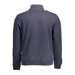 Napapijri Blue Cotton Men Sweater - Sweatshirts