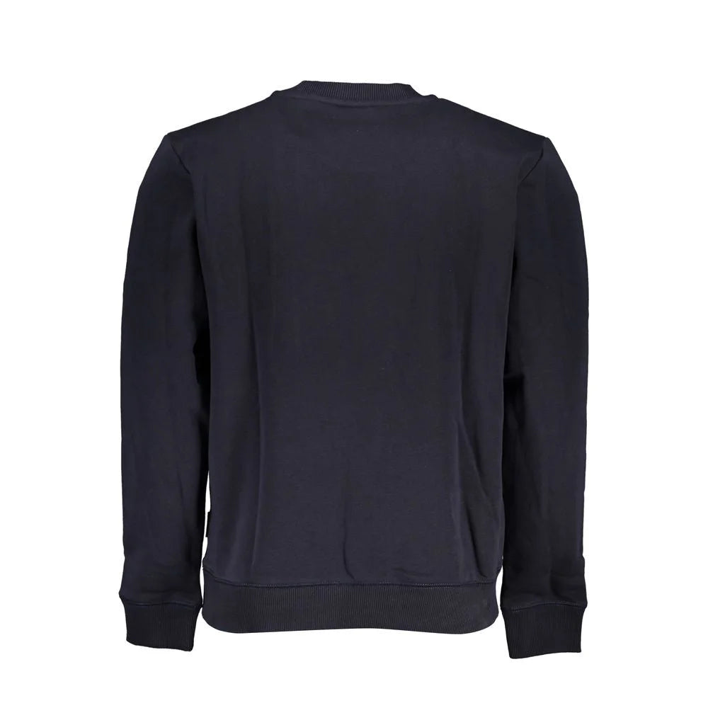 Napapijri Blue Cotton Men Sweater - Sweatshirts