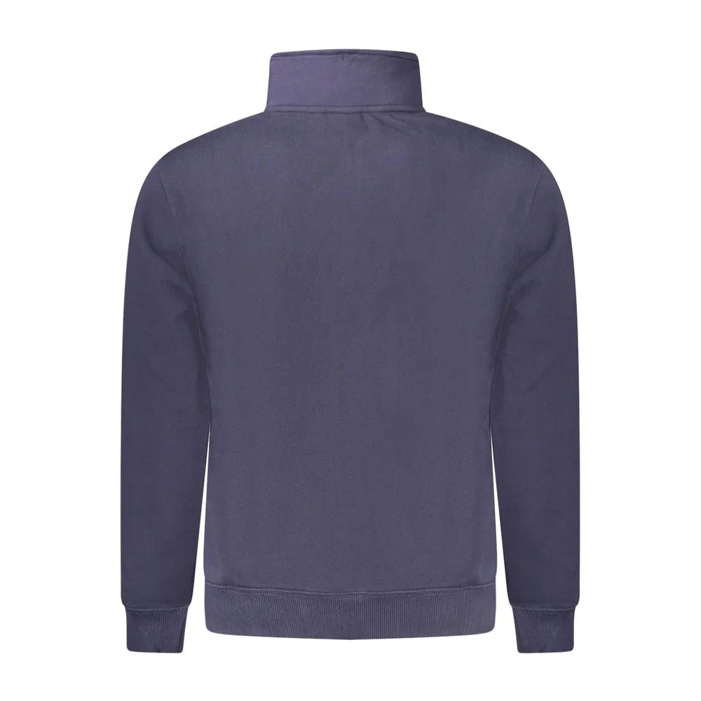 Napapijri Blue Cotton Men Sweater - Sweatshirts