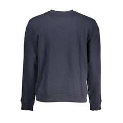 Napapijri Blue Cotton Men Sweater - Sweatshirts