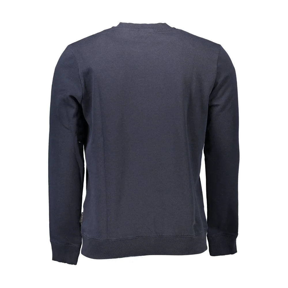 Napapijri Blue Cotton Men Sweater - Sweatshirts