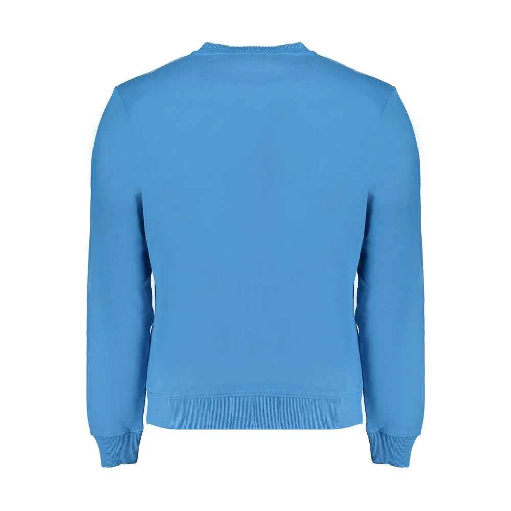 Napapijri Blue Cotton Men Sweater - Sweatshirts