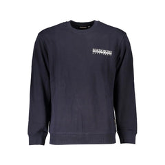 Napapijri Blue Cotton Men Sweater - T-Shirts