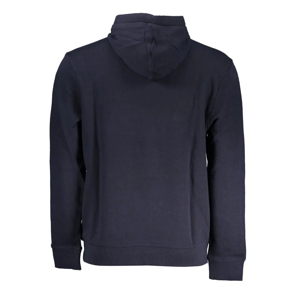 Napapijri Blue Cotton Men Sweater - XS - Hoodies