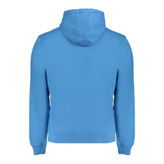 Napapijri Blue Cotton Men Sweater - XXL - Hoodies