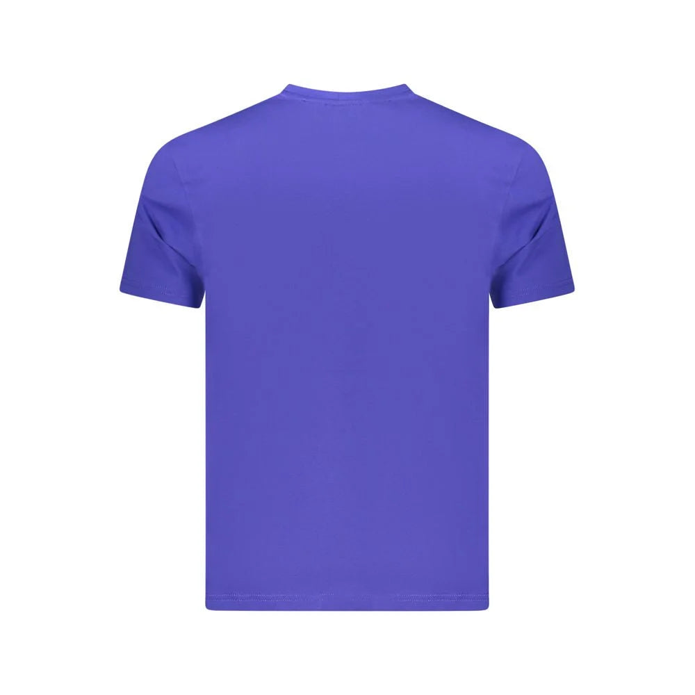 Napapijri Blue Cotton Men T-Shirt