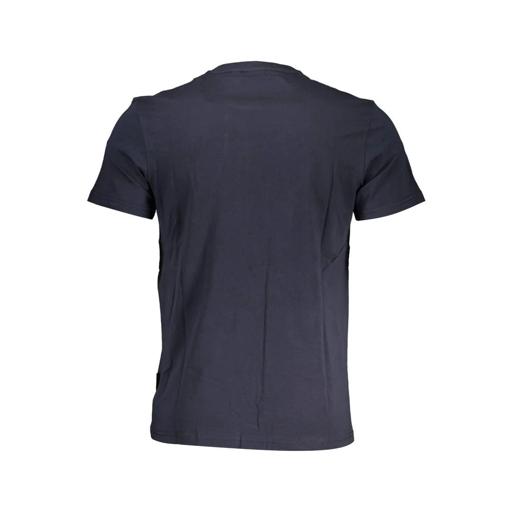 Napapijri Blue Cotton Men T-Shirt - T-Shirts