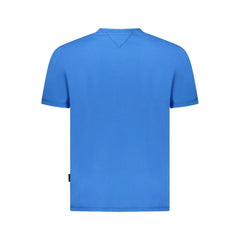 Napapijri Blue Cotton Men T-Shirt - T-Shirts