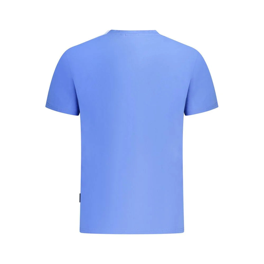 Napapijri Blue Cotton Men T-Shirt - T-Shirts