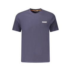 Napapijri Blue Cotton Men T-Shirt - T-Shirts