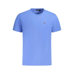 Napapijri Blue Cotton Men T-Shirt - T-Shirts
