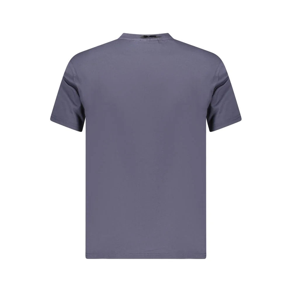 Napapijri Blue Cotton Men T-Shirt - T-Shirts