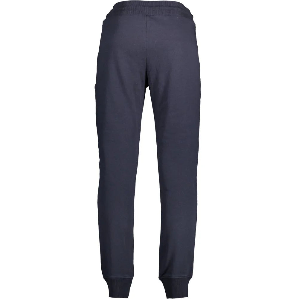 Napapijri Blue Cotton Pant - Joggers