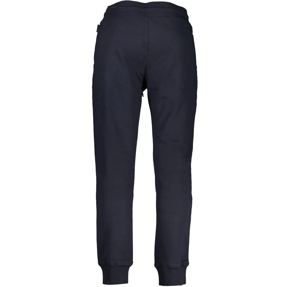 Napapijri Blue Cotton Pant - Joggers