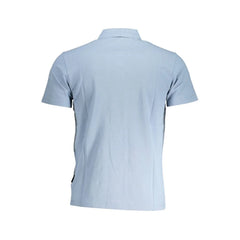 Napapijri Blue Cotton Polo Shirt - M - Polos