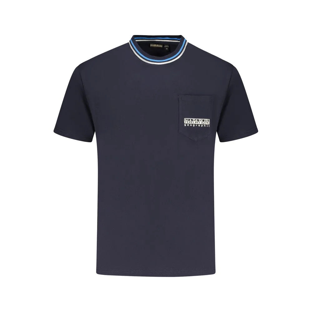 Napapijri Blue Cotton T-Shirt