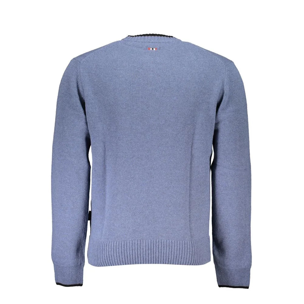 Napapijri Blue Fabric Men Sweater - Sweaters