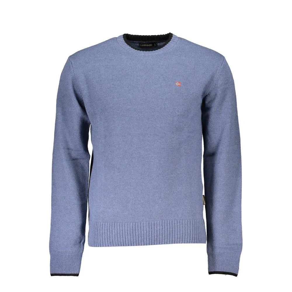 Napapijri Blue Fabric Men Sweater - Sweaters