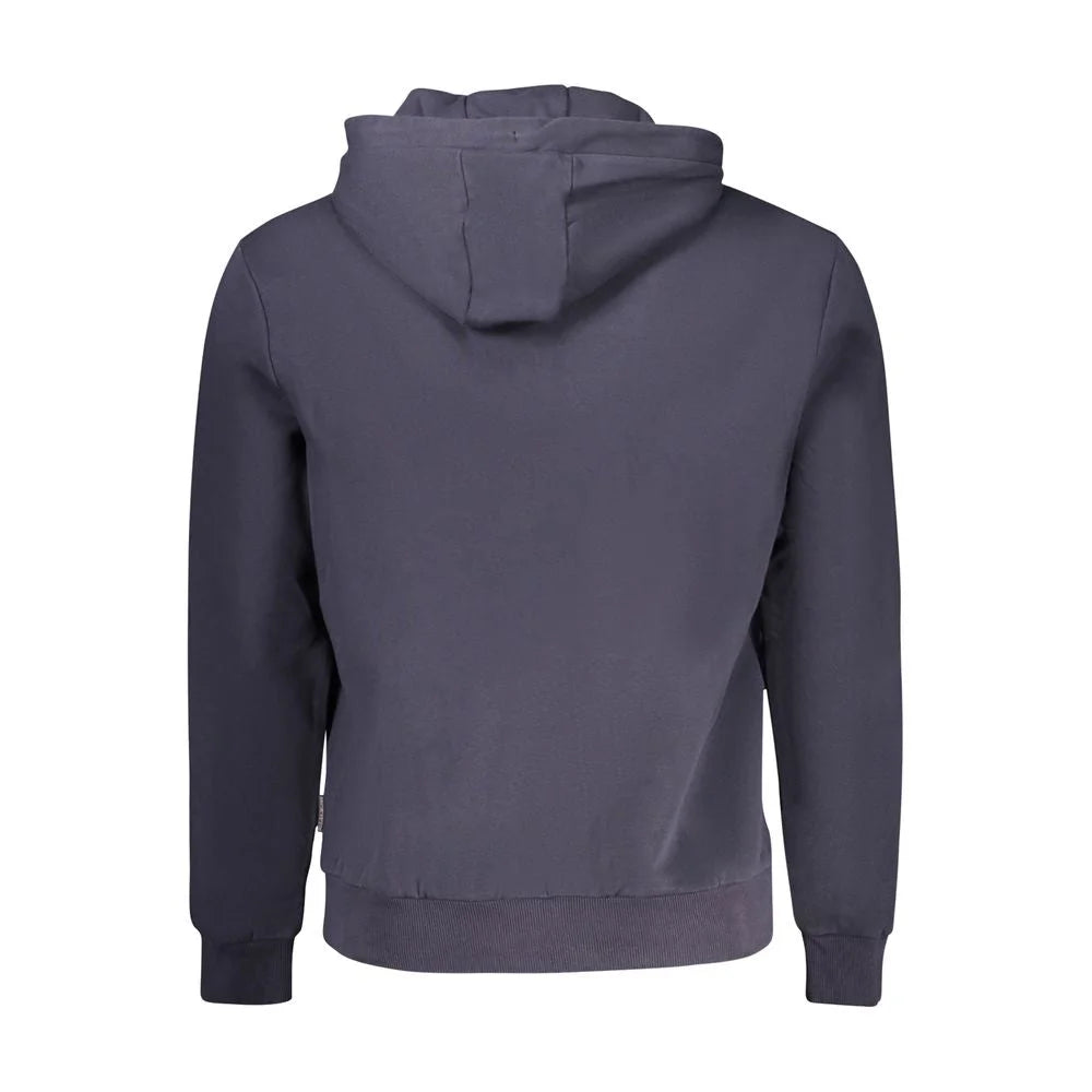 Napapijri Blue Organic Cotton Men Sweater - S - Hoodies