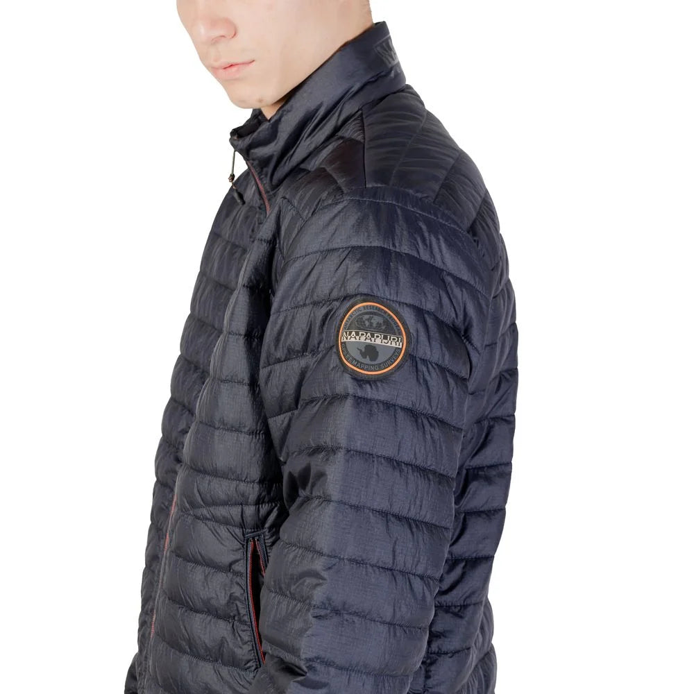 Napapijri Blue Polyamide Jackets & Coat - Puffer Jackets