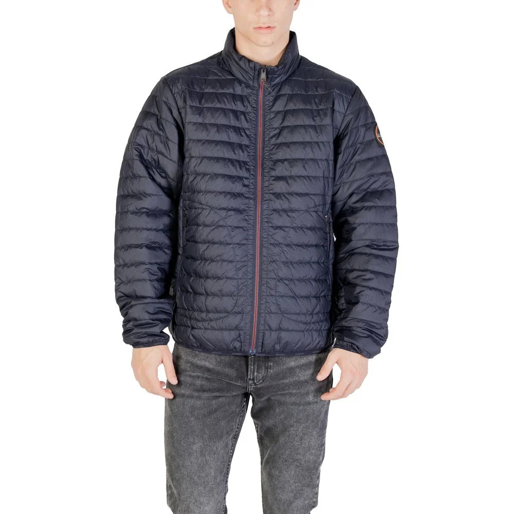 Napapijri Blue Polyamide Jackets & Coat - Puffer Jackets